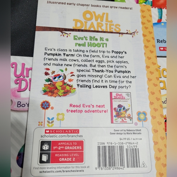 Set of 4 Unicorn Diaries and Owl Diary paperback books - Picture 3 of 7